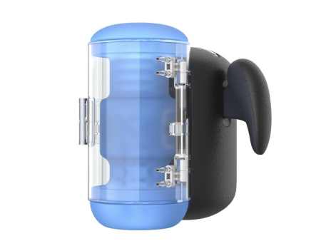 Black Knight Vibrating, Heating & Thrusting Amovibe - автоматический робот-мастурбатор 3в1